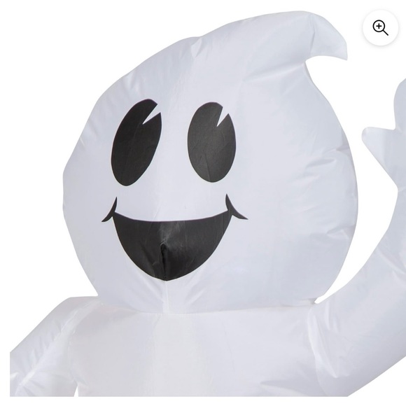 Baby ghost on pumpkin Halloween inflatable - Picture 6 of 6
